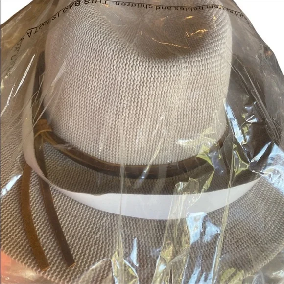 Anthropologie Carolina Leather Trimmed Rancher Hat - Picture 6 of 6